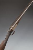 Darlow of Norwich 12 bore side by side ejector shotgun with named and engraved locks, engraved