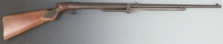 BSA Standard No. 2 .22 air rifle with chequered grip and adjustable sights, serial number S8320.