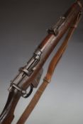 Deactivated BSA Short Magazine Lee Enfield (SMLE) Mk. III .303 bolt action rifle with adjustable