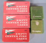 One-hundred-and-fifty Remington empty 25 calibre centre-fire automatic pistol cases together with