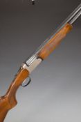 Marocchi 12 bore over and under ejector shotgun with engraved locks, underside and top plate,
