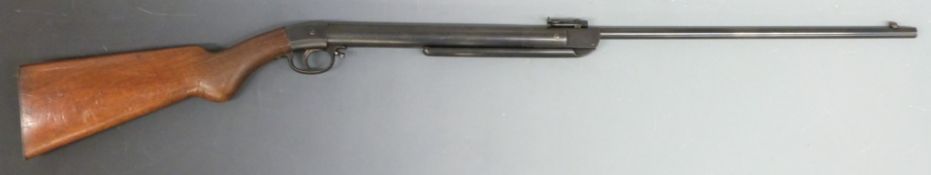 Diana .177 air rifle with semi-pistol grip and adjustable sights and trigger, serial number 234.