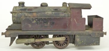 Bowman models 0 gauge live steam LMS 0-4-0 265 locomotive.