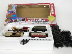 Playgo battery operated Western Express large scale train set, 3576P, in original box.