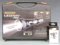 Deben Tracer LED IR torch with LED Lenser Universal Mounting System, both in original boxes.