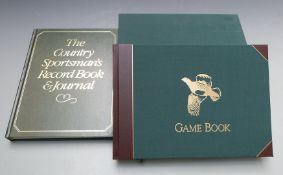 Two unused game / record books 'Game Book' illustrated by Rodger McPhail in slip, and 'The Country