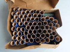 One-hundred primed 12 bore pinfire shotgun cartridges.