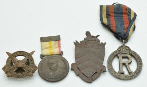 Queen Alexandra's Imperial Military Nursing Service Reserve hallmarked silver cape badge, Lord