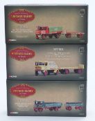 Three Corgi Vintage Glory Of Steam 1:50 scale limited edition diecast model Sentinel Wagon sets