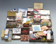 Large quantity of vintage fishing tackle accessories to include Hardy Brothers, hooks, swivels,