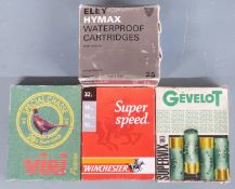 Fifty-five 16 bore shotgun cartridges comprising Eley Hymax, Viri Special Chasse, Winchester Super-