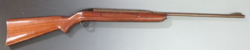 BSA Airsporter MkII .22 air rifle with semi-pistol grip, serial number GD25970.