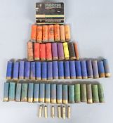 Ninety-one various collectors shotgun cartridges including Fiocchi 9mm, Remington, Eley Kynoch, CAC,