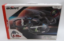 Two radio controlled drone cameras UDI UFO in original box and Viper Pro.
