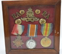 British Army WW1 medals comprising 1914/1915 Star named to 63435 Driver R.Cutimore, Royal Field
