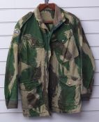 British Airborne Forces post-WW2 camouflage Denison Smock, worn by the vendor during a distinguished