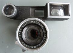 Leitz Summicron 1:2/35 lens with attached goggles, to suit Leica M camera.