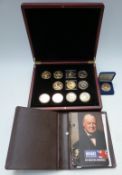 Great British Military Heroes collection in London Mint Office deluxe case with folder of