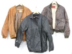 Pierre Cardin jacket size XXXL with label still attached and a Mission leather jacket, size small