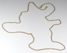 A yellow metal necklace marked 333, 8.2g