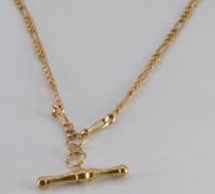 A 9ct gold necklace, 4.1g