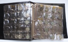An amateur collection of largely mixed silver pre-1947 UK coinage, also includes some pre-1920,