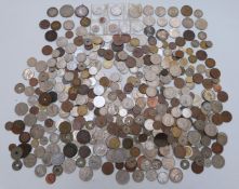 An amateur collection of overseas coinage, 19thC onwards, including Channel Islands and Irish Free