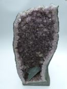 Large amethyst geode, height 74cm