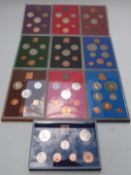 Royal Mint coinage of Great Britain and Northern Ireland proof sets 1972-1982