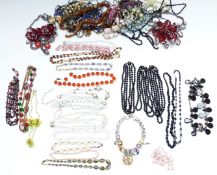 A collection of beaded necklaces