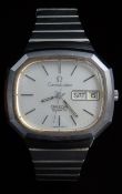 Omega Constellation gentleman's wristwatch ref. 196.0064 with day and date aperture, luminous hands,