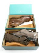 Two pairs of gentleman's Edward Green shoes / boots, size 8½