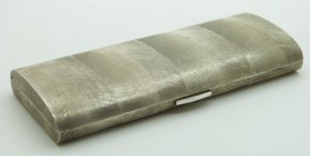 Gucci sterling silver Minaudiere, probably by Antonio Fallaci. The fitted interior with hinged