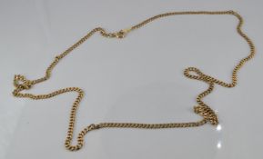 A 9ct gold necklace/ chain, 3.1g