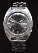 Seiko gentleman's skin diver automatic wristwatch ref. 6106-8100 with day and date aperture,