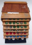 A large collection Coinage of The Americas comprising six drawers and one tray containing,