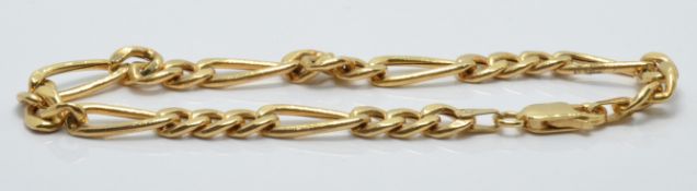 A 9ct gold bracelet, 3.4g