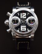 Graham Swordfish Booster gentleman's automatic chronograph wristwatch ref. 2SWAS.B14A.K06B with