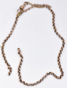 A 9ct rose gold necklace, 4.6g