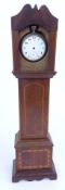 A 19thC watch holder in the form of a longcase clock