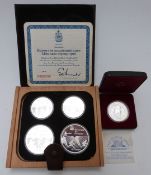 Canada Montreal Olympics silver proof coin set, with certificate, together with a 1979 Griffin