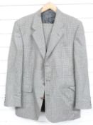 Gentleman's wool suit by Burberry's, probably tailor made, trousers 34