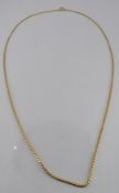 An 18ct gold necklace, 10.2g
