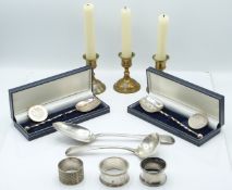 Scottish Victorian hallmarked silver table spoon, Glasgow 1843, maker John Murray or John Muir,