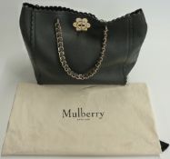 Mulberry Cecily black leather tote bag, in original dust bag, 32 x 36cm