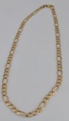 A 9ct gold necklace, 7.3g