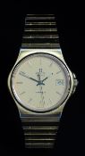 Zenith Espada gentleman's wristwatch with date aperture, luminous hands, gold baton markers and