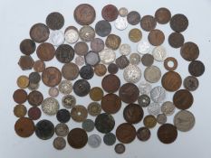 An amateur collection of world coins 18thC onwards, to include Irish Free State, British Northern
