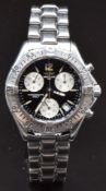 Breitling Colt gentleman's chronograph wristwatch ref. A53035 with date aperture, luminous hands and