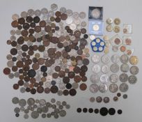 An amateur collection of UK coinage, George IV onwards, includes approximately 156g of mixed silver,